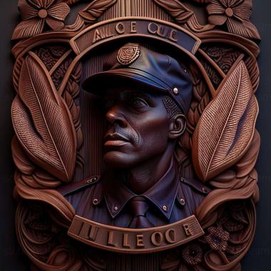 3D model LA Cops game (STL)